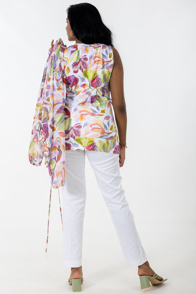 V-Neck Cami | Vibrant Blooms