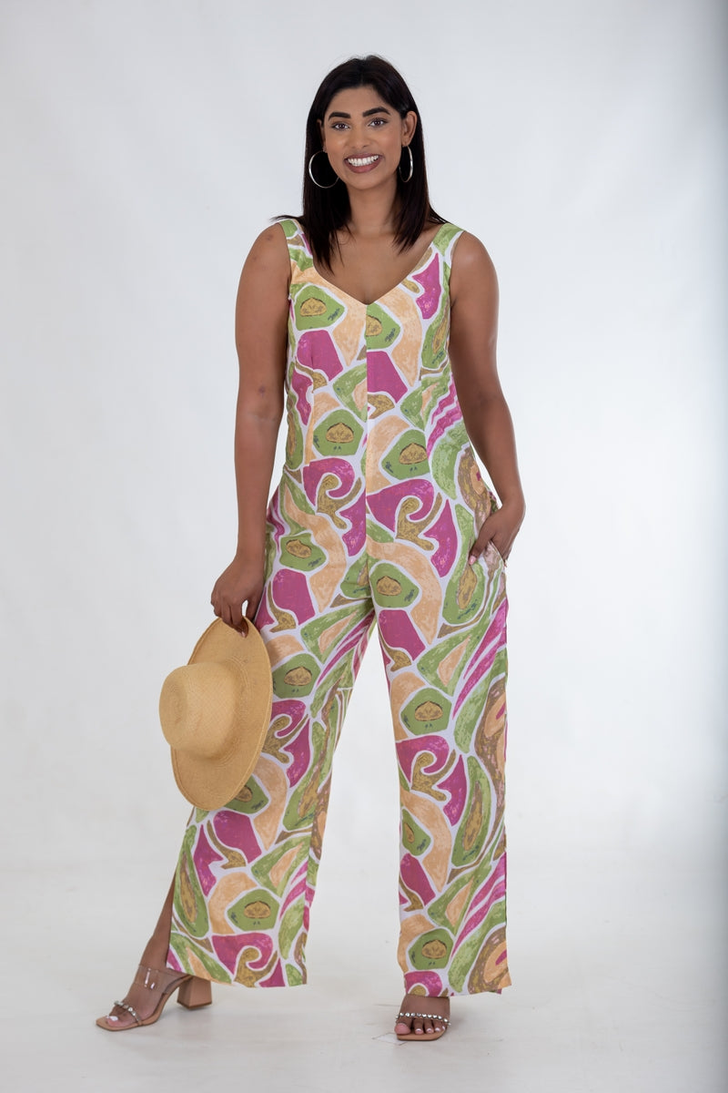 Casual Straight Leg Jumpsuit