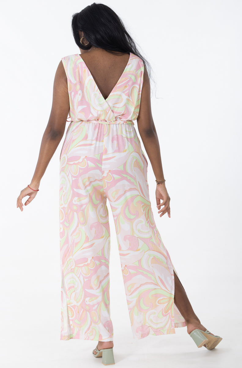 Relaxed Sleeveless Jumpsuit | Pucci Paisley