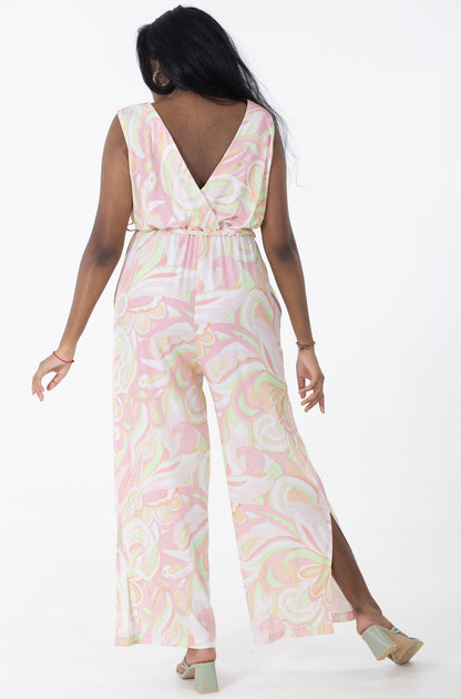 Relaxed Sleeveless Jumpsuit | Pucci Paisley