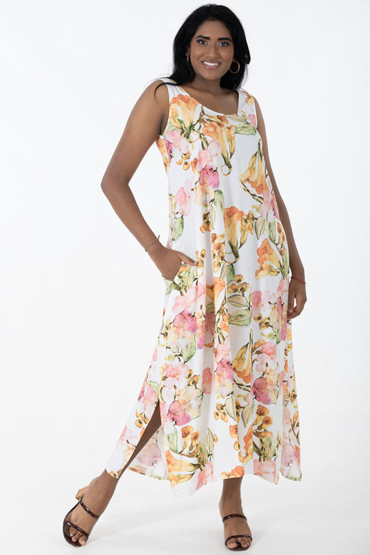 A-Line Maxi Dress | Tuberose