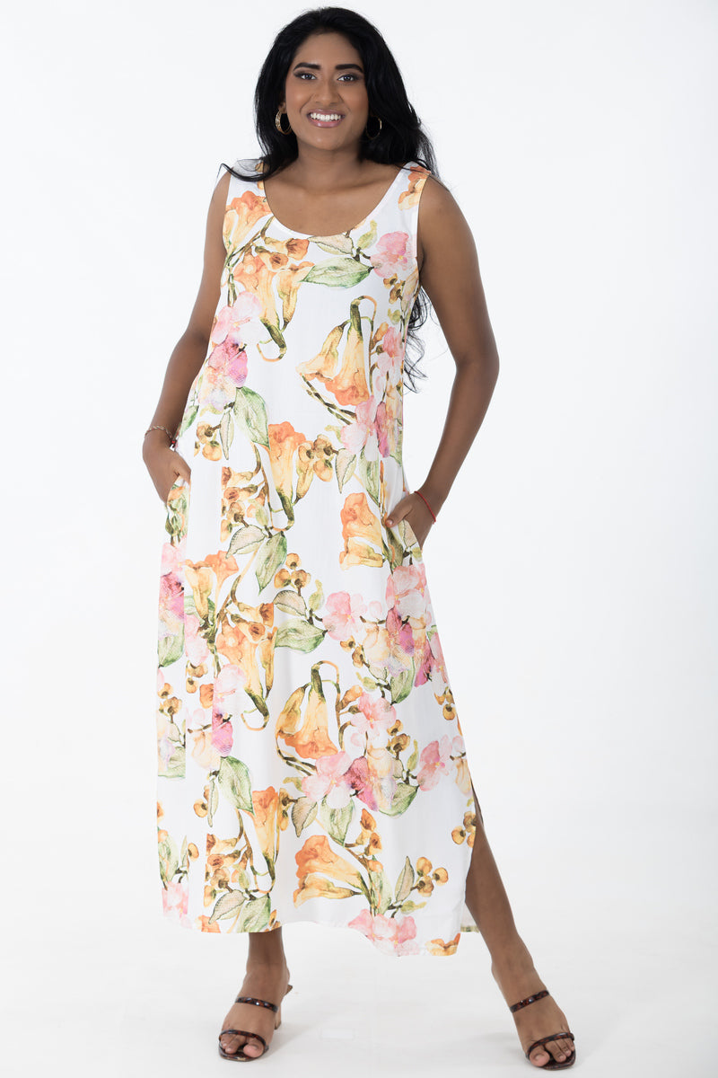 A-Line Maxi Dress | Tuberose