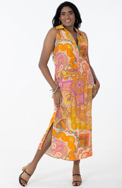 Cutaway Collared Maxi | Sundance