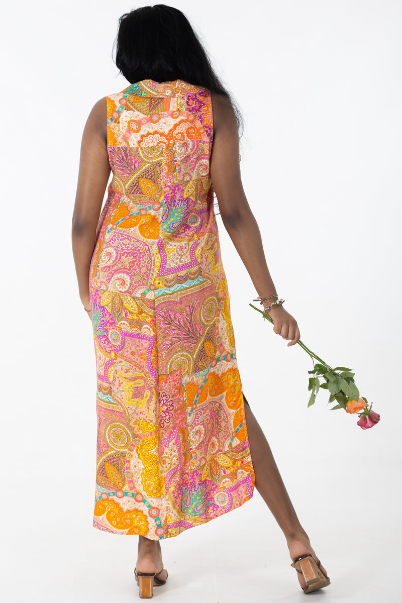 Cutaway Collared Maxi | Sundance