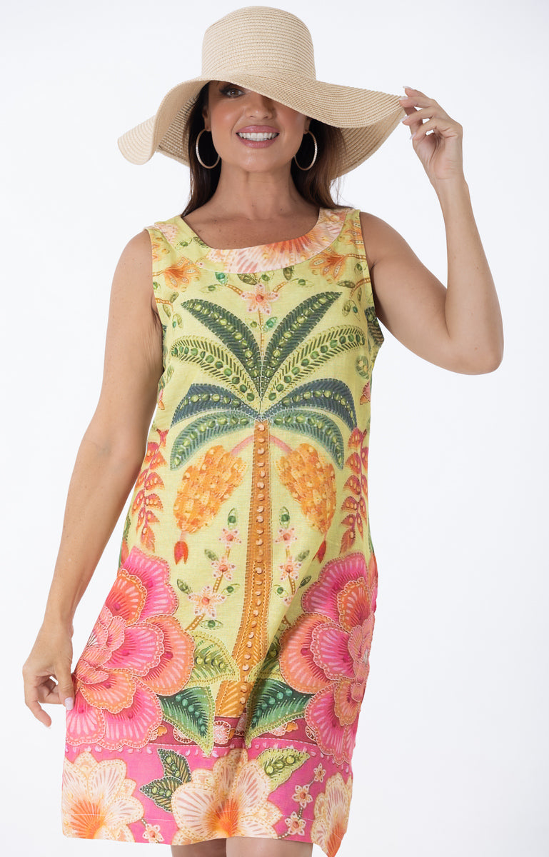 Linen Midi Shift | Jaipur Placement