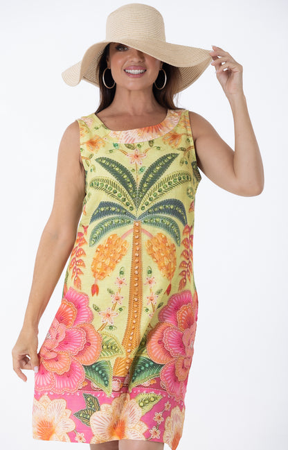 Linen Midi Shift | Jaipur Placement