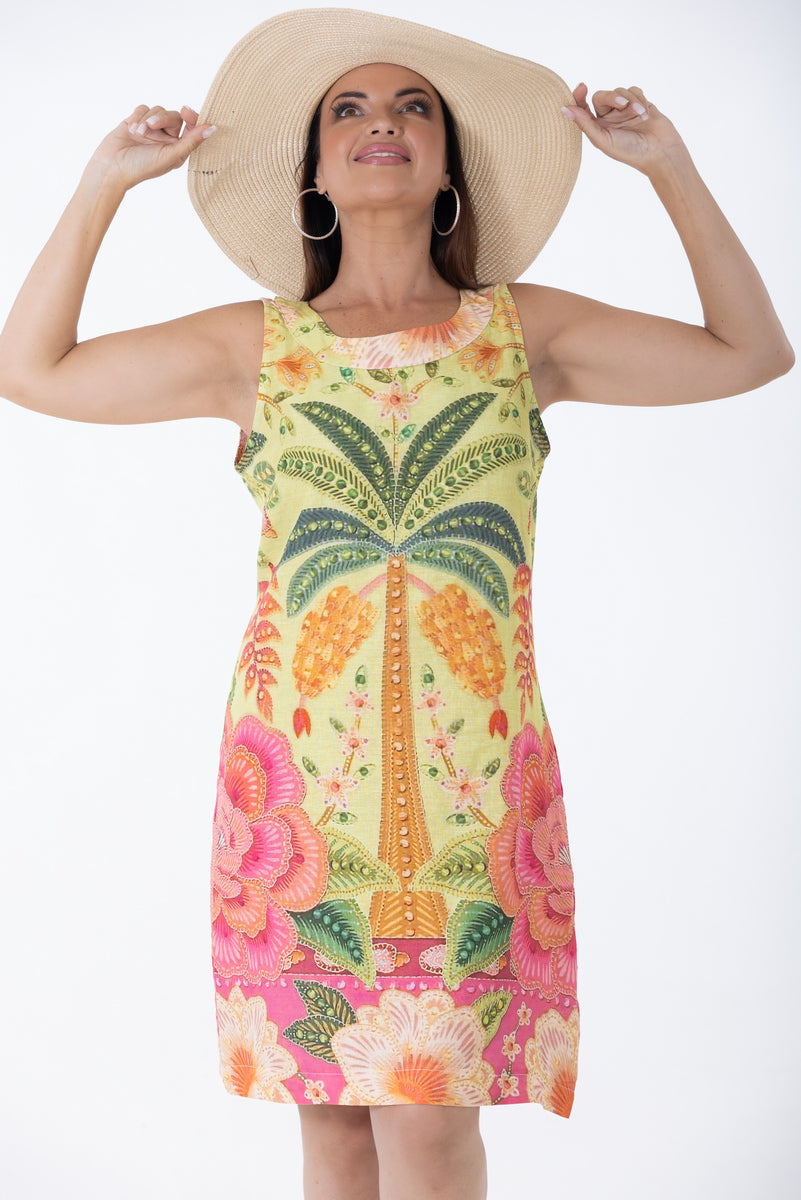 Linen Midi Shift | Jaipur Placement