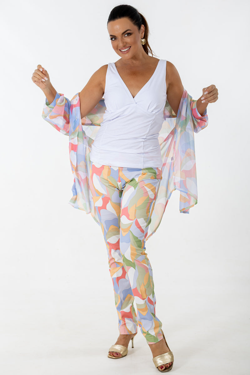 Dolman Boyfriend Blouse | Puzzle Leaves