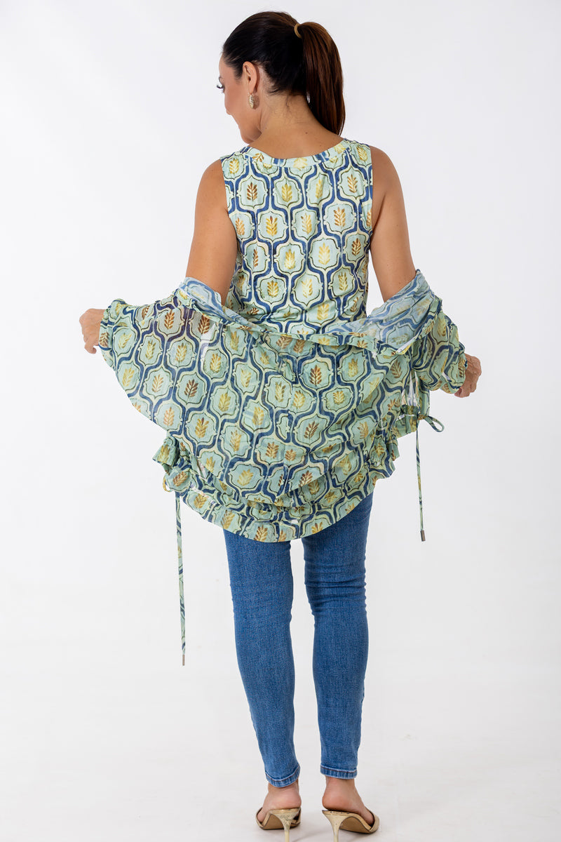 V-Neck Cami | Geo Flora