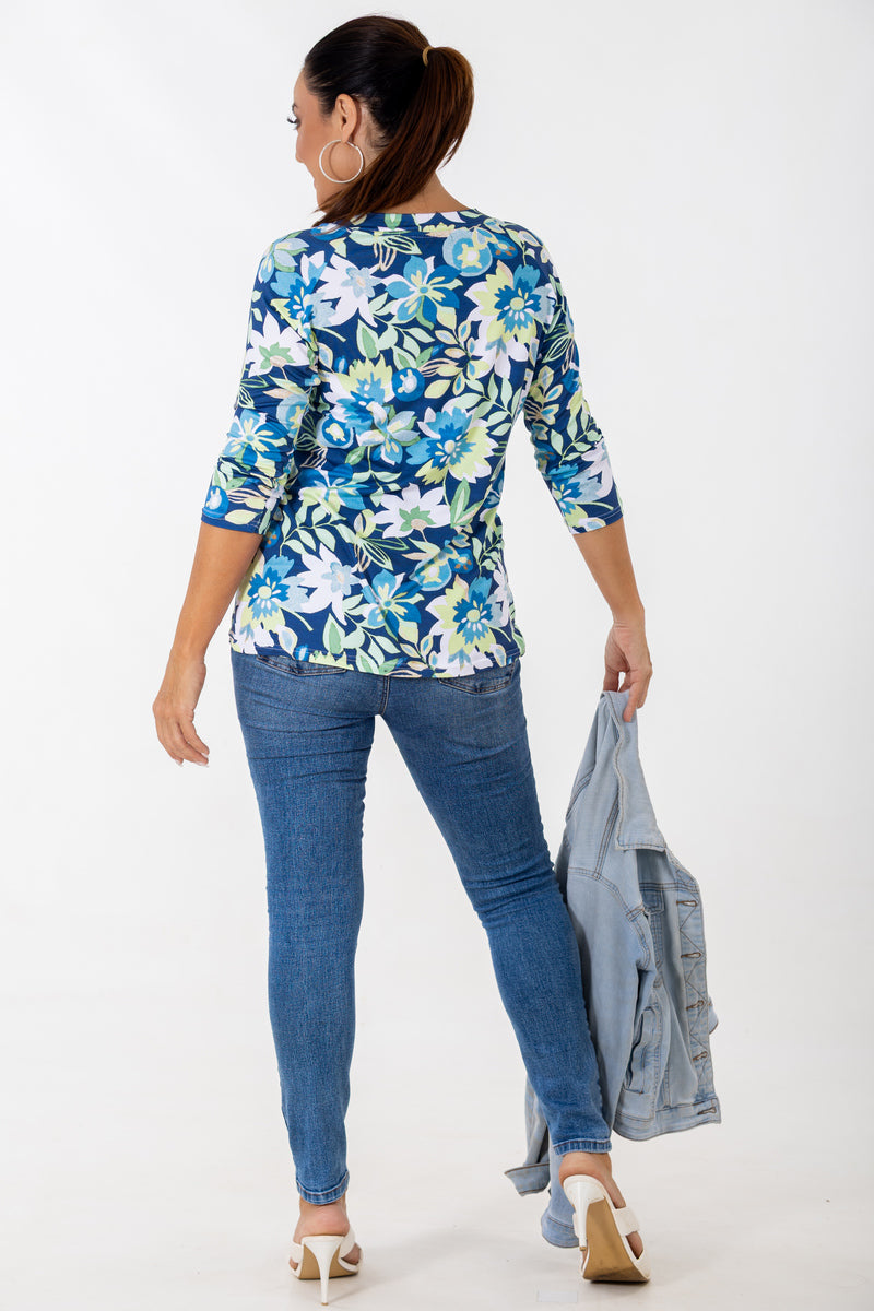 3/4 Sleeve T-Shirt | Blooms