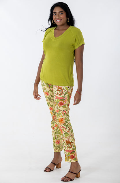 Classic Flat Front Pant | Fantasy Forest