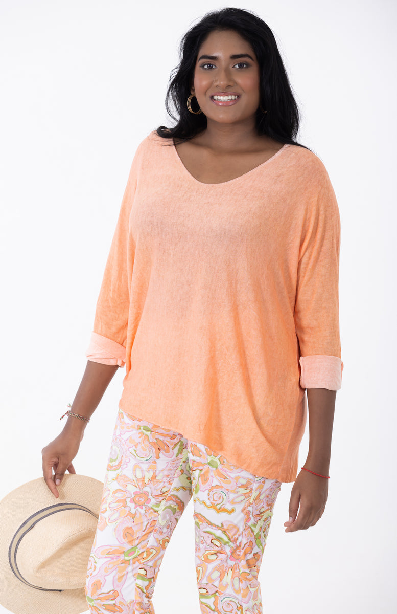 Flat Front 7/8 Pant | Fresh Daisy