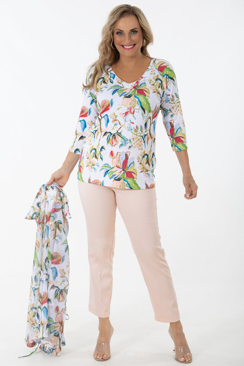 3/4 Sleeve T-Shirt | Antique Lilly