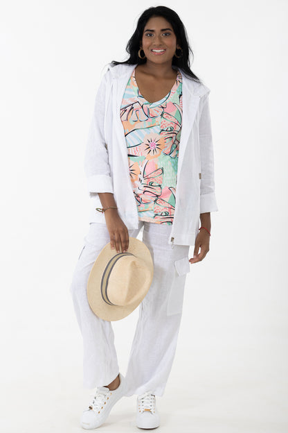 V-Neck Cami  | Pina Colada