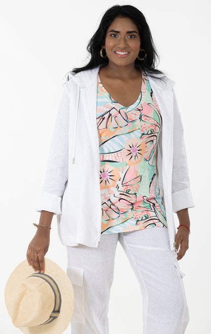 V-Neck Cami  | Pina Colada