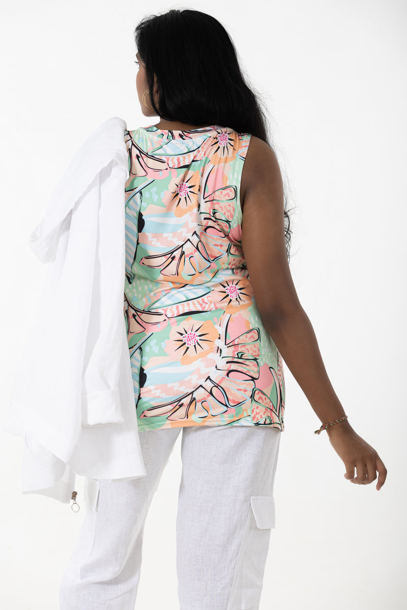 V-Neck Cami  | Pina Colada