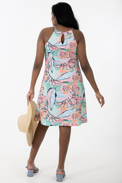 Strappy Trapeze Dress | Pina Colada