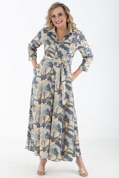 Maxi Shirtwaist Dress – Viscose | Enchanted