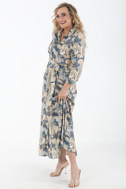Maxi Shirtwaist Dress – Viscose | Enchanted