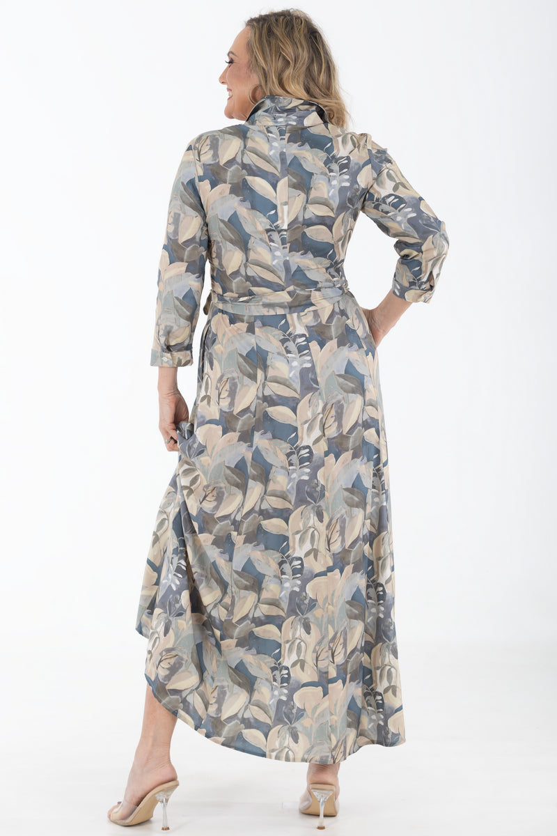 Maxi Shirtwaist Dress – Viscose | Enchanted