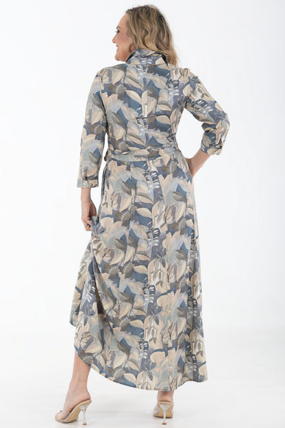 Maxi Shirtwaist Dress – Viscose | Enchanted