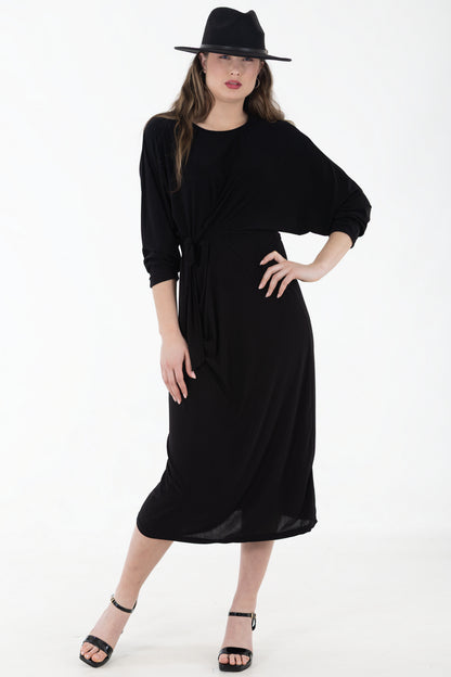 Bon Bon Knot Dress | Black