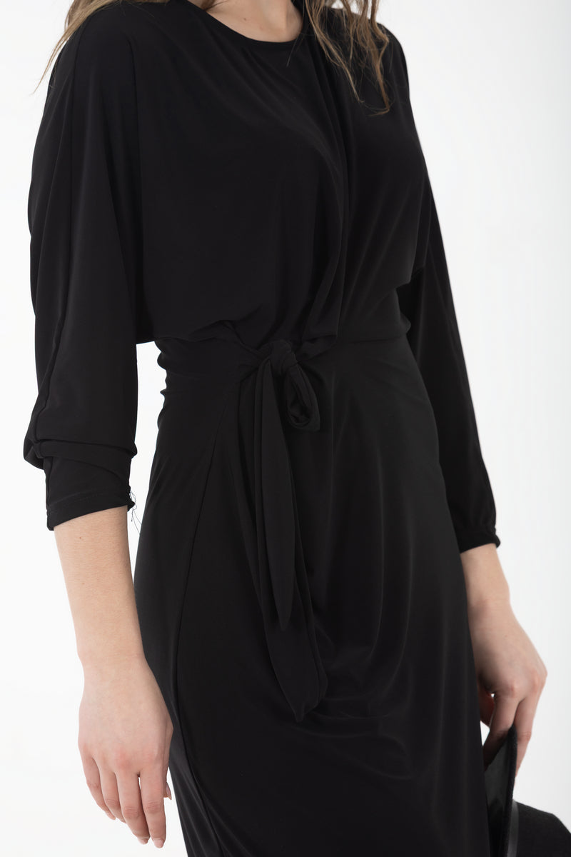Bon Bon Knot Dress | Black