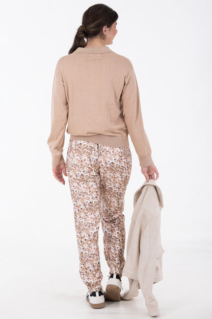 Classic Collar Jersey | Nougat