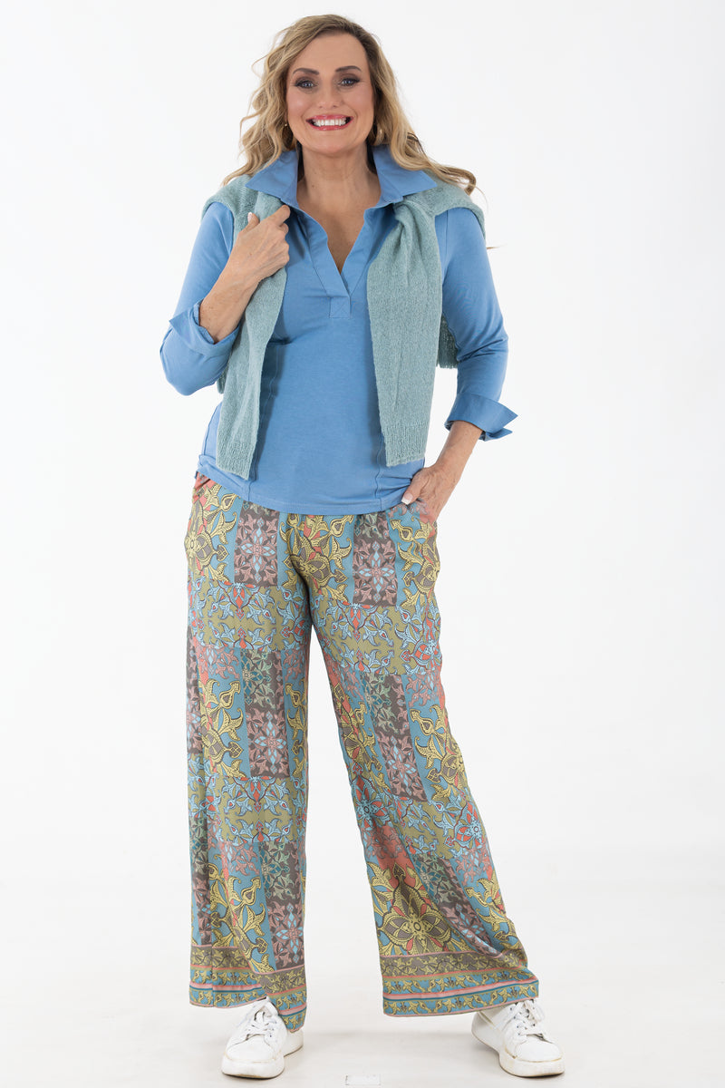 Wide Leg Pant | Baroque Mosaic