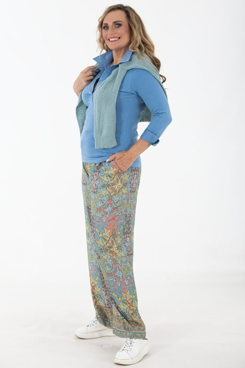 Wide Leg Pant | Baroque Mosaic