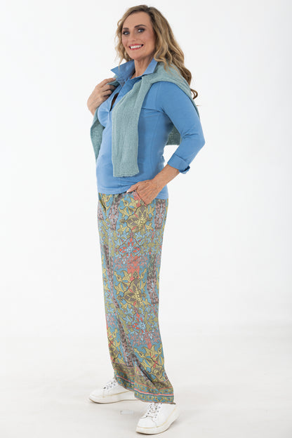 Wide Leg Pant | Baroque Mosaic