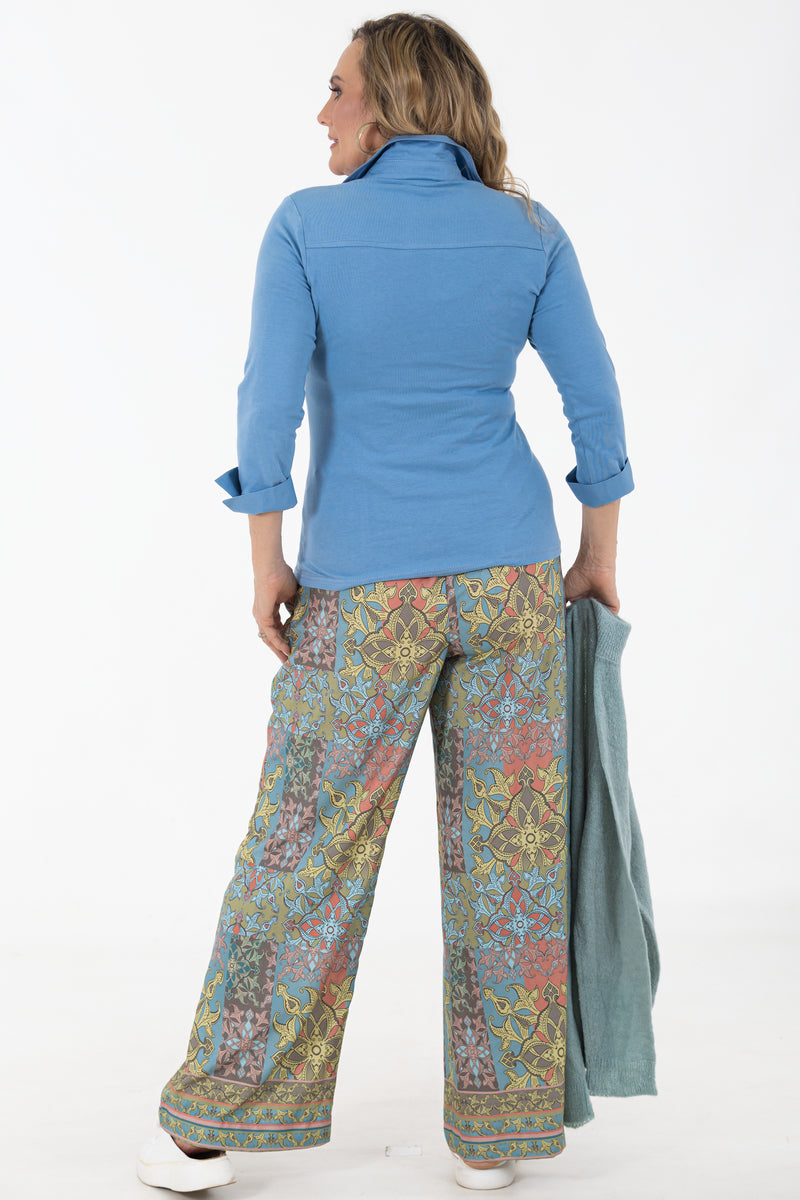 Wide Leg Pant | Baroque Mosaic
