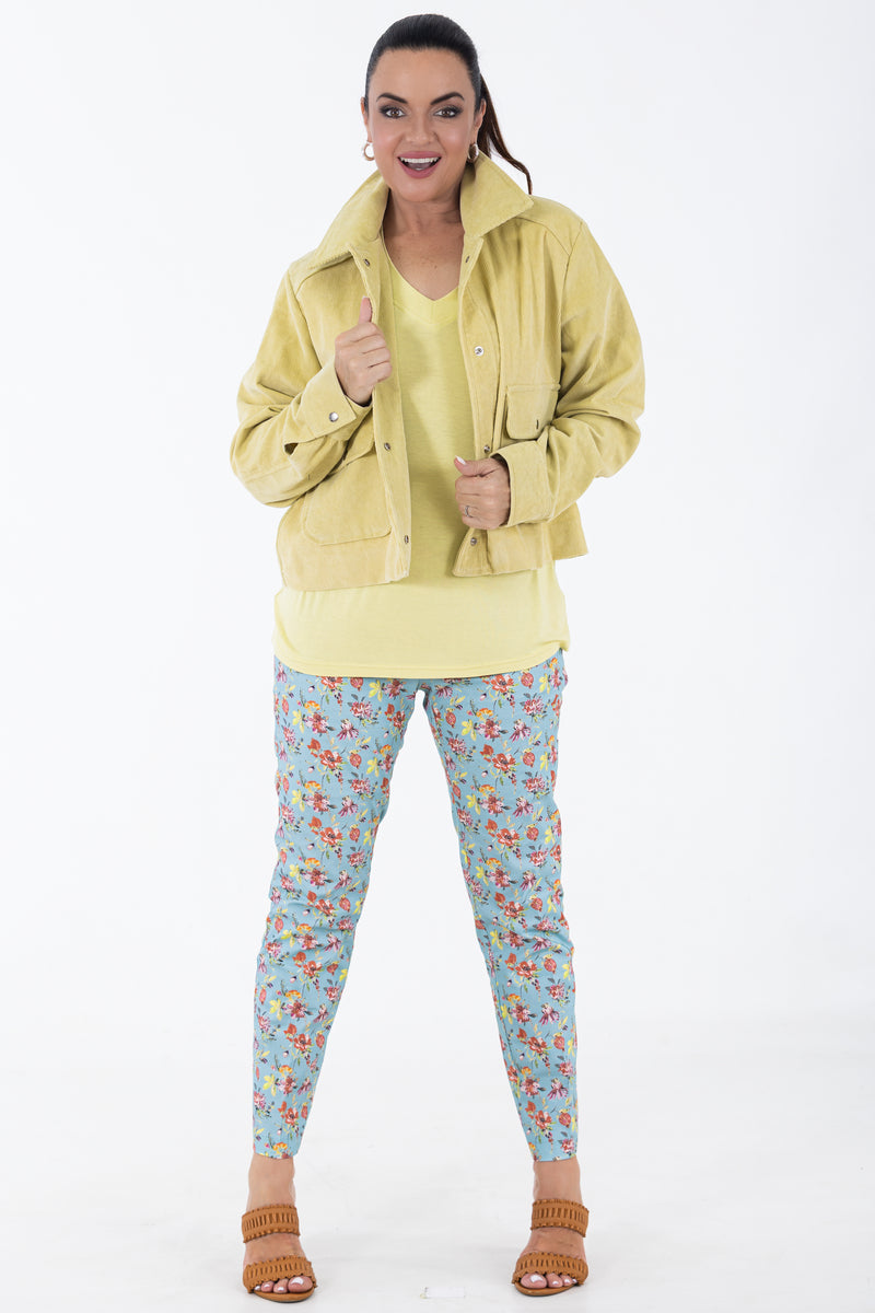Flat Front 7/8 Pant | Whimsy