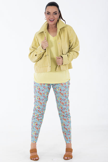 Flat Front 7/8 Pant | Whimsy