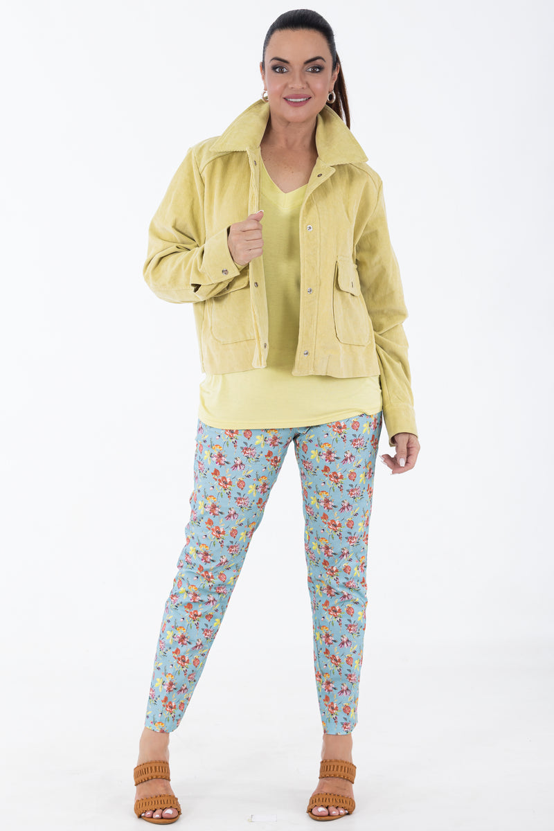 Flat Front 7/8 Pant | Whimsy