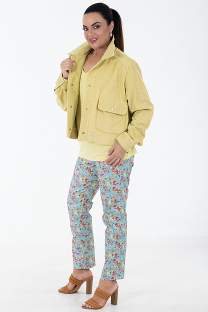 Flat Front 7/8 Pant | Whimsy
