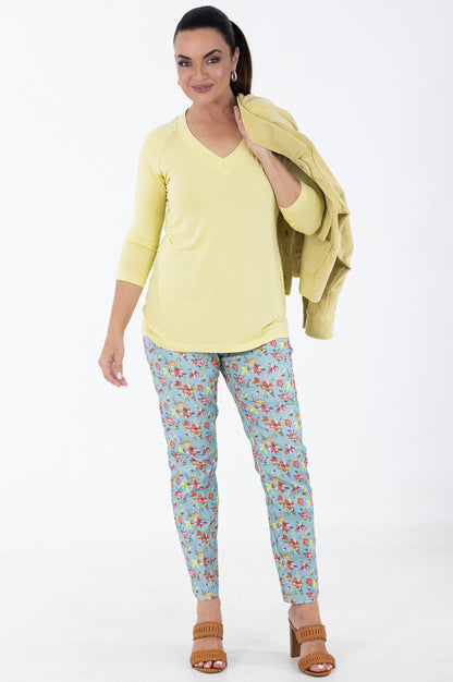 Flat Front 7/8 Pant | Whimsy