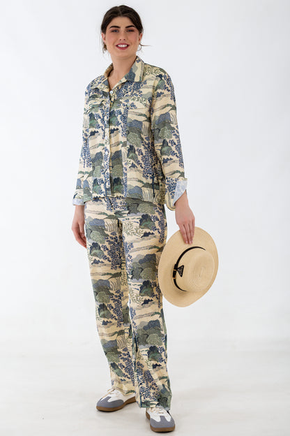 Panel Linen Jacket | Bonzai