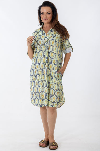 Boyfriend Dress | Geo Flora