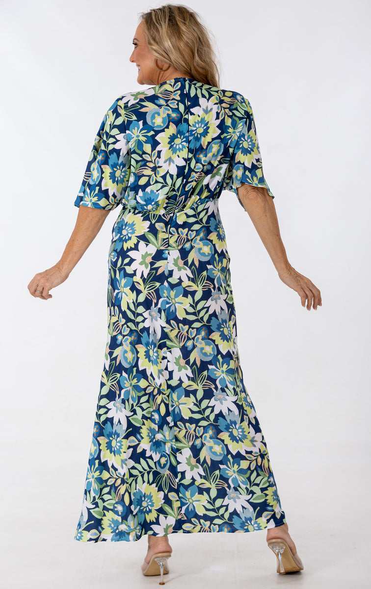 Gauged Bodice Maxi | Blooms