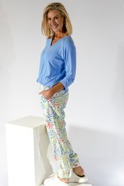 Relaxed Pocket Jogger Pant | Happy Leopard