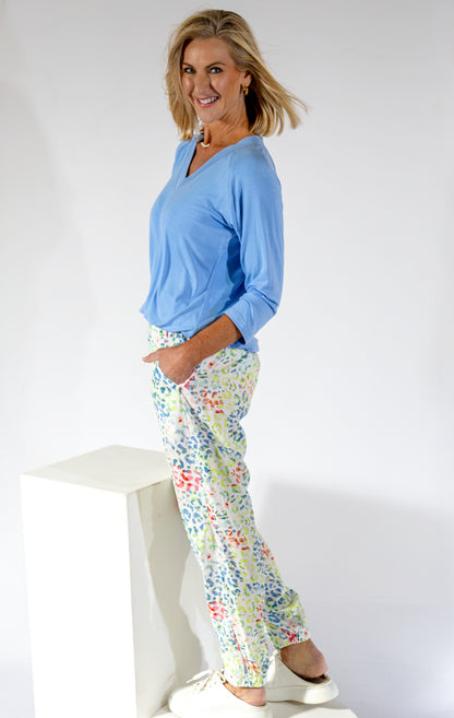 Relaxed Pocket Jogger Pant | Happy Leopard