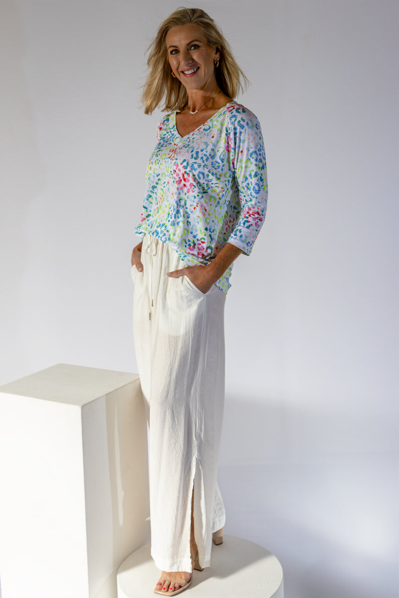 Straight Leg Elasticated Waist Pant