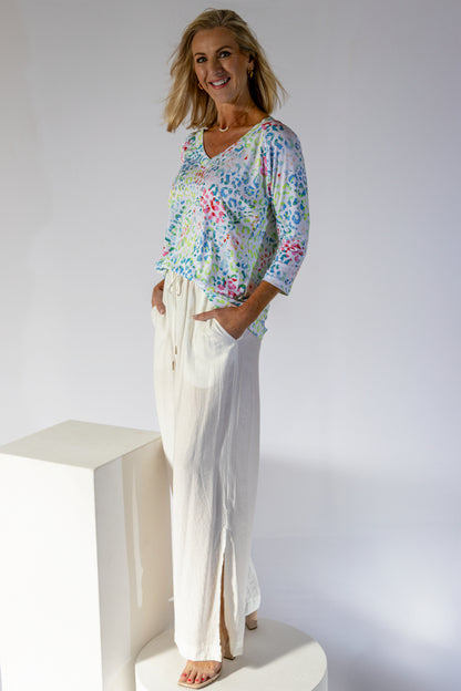 Straight Leg Elasticated Waist Pant