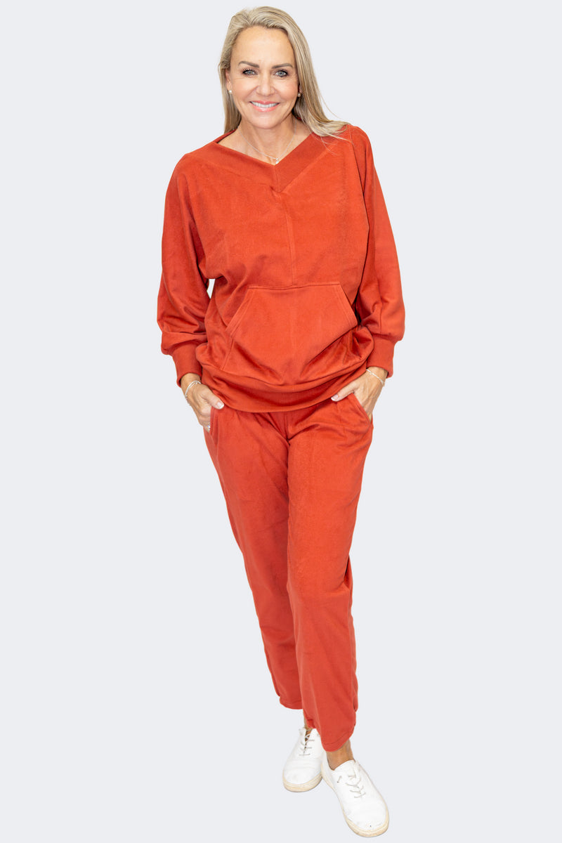 Russet | Velour Ease Lounge Set