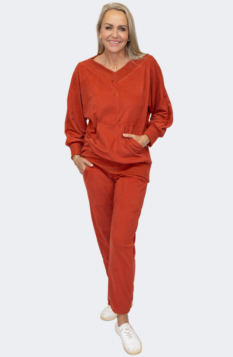 Russet | Velour Ease Lounge Set