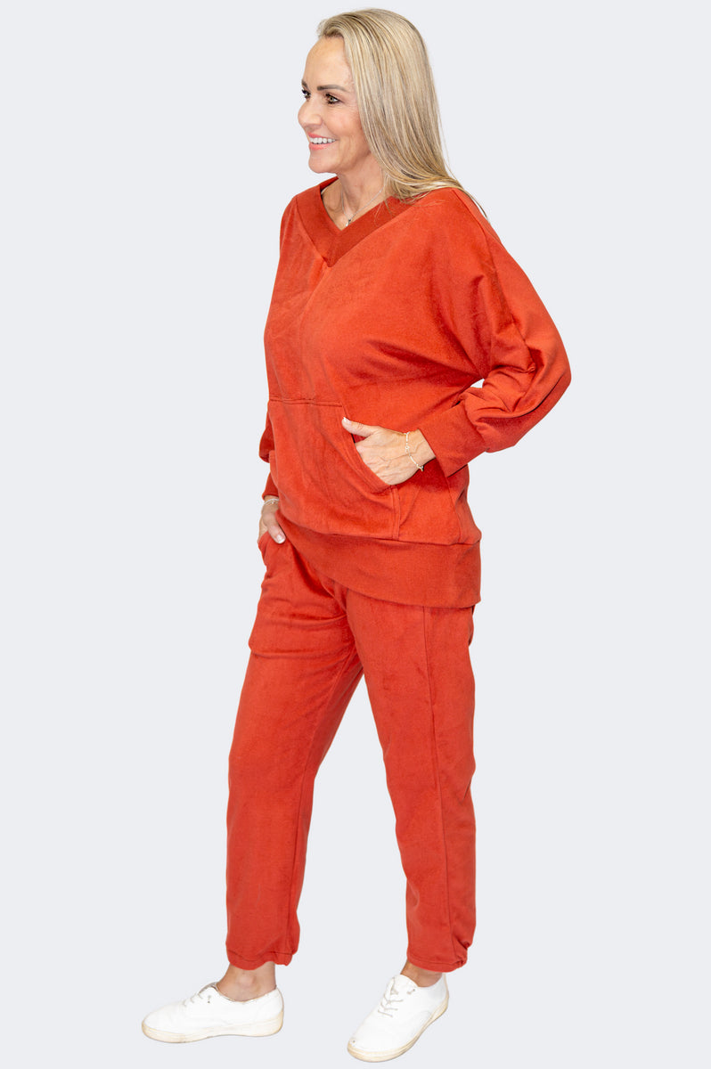 Russet | Velour Ease Lounge Set