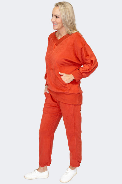 Russet | Velour Ease Lounge Set