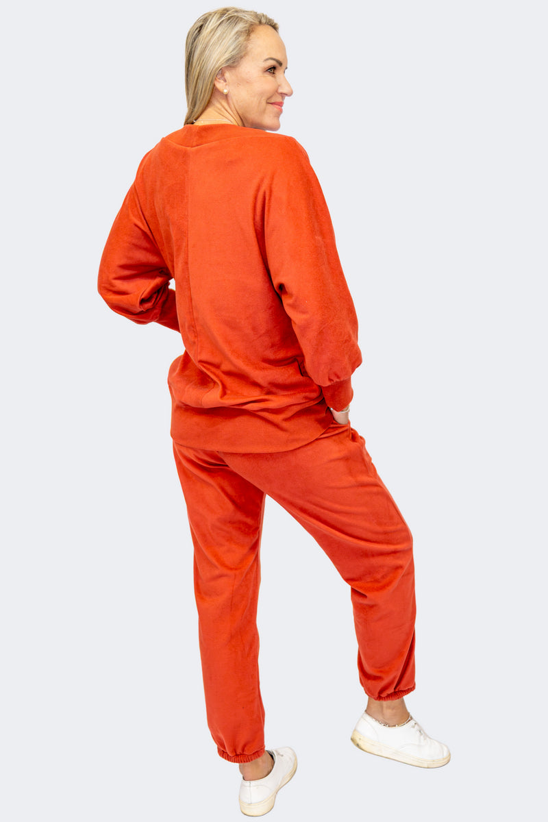 Russet | Velour Ease Lounge Set