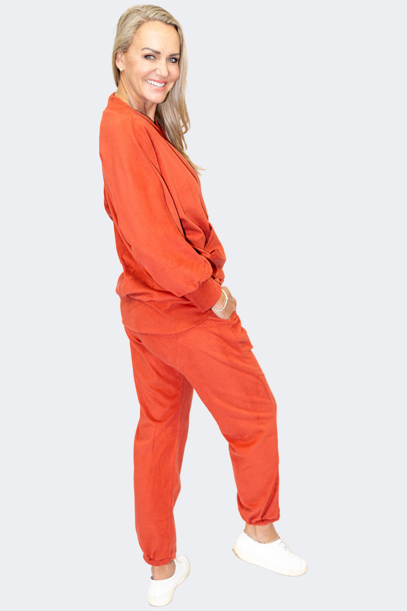 Russet | Velour Ease Lounge Set